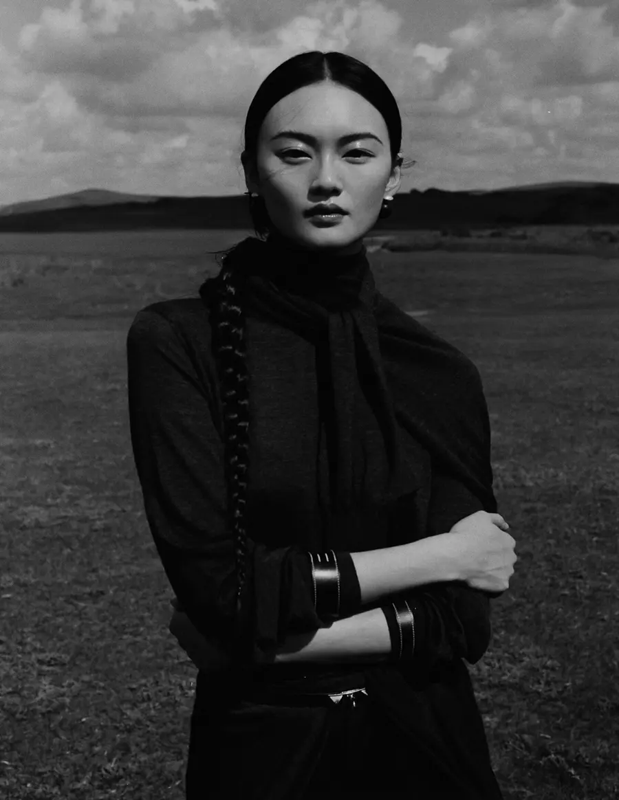 He Cong @ Harper's BAZAAR China October 2025