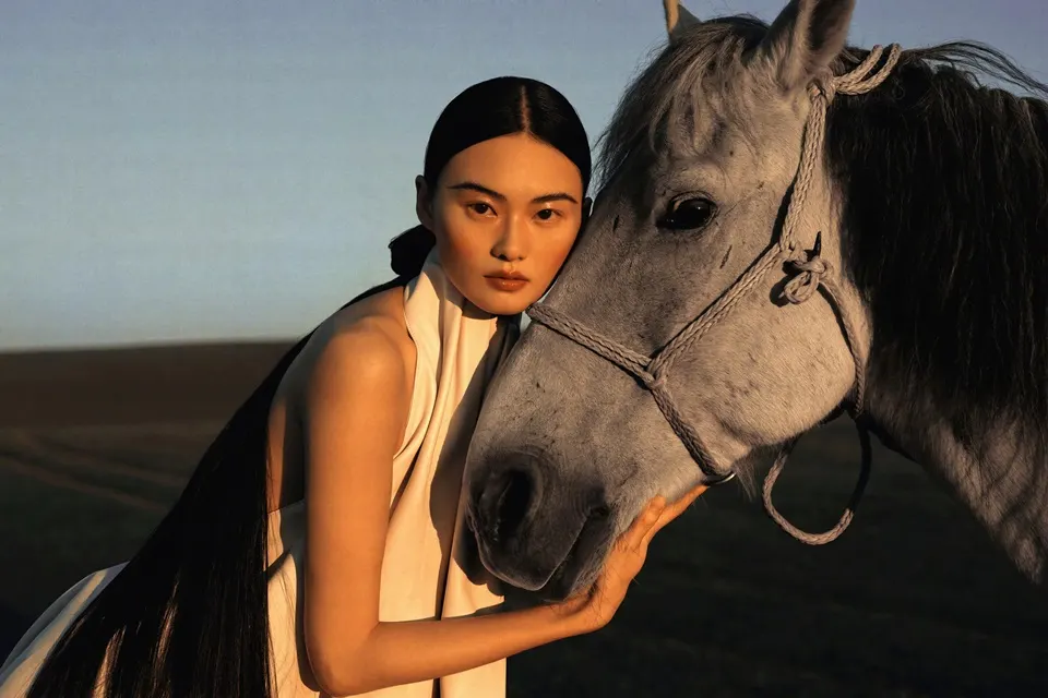 He Cong @ Harper's BAZAAR China October 2025