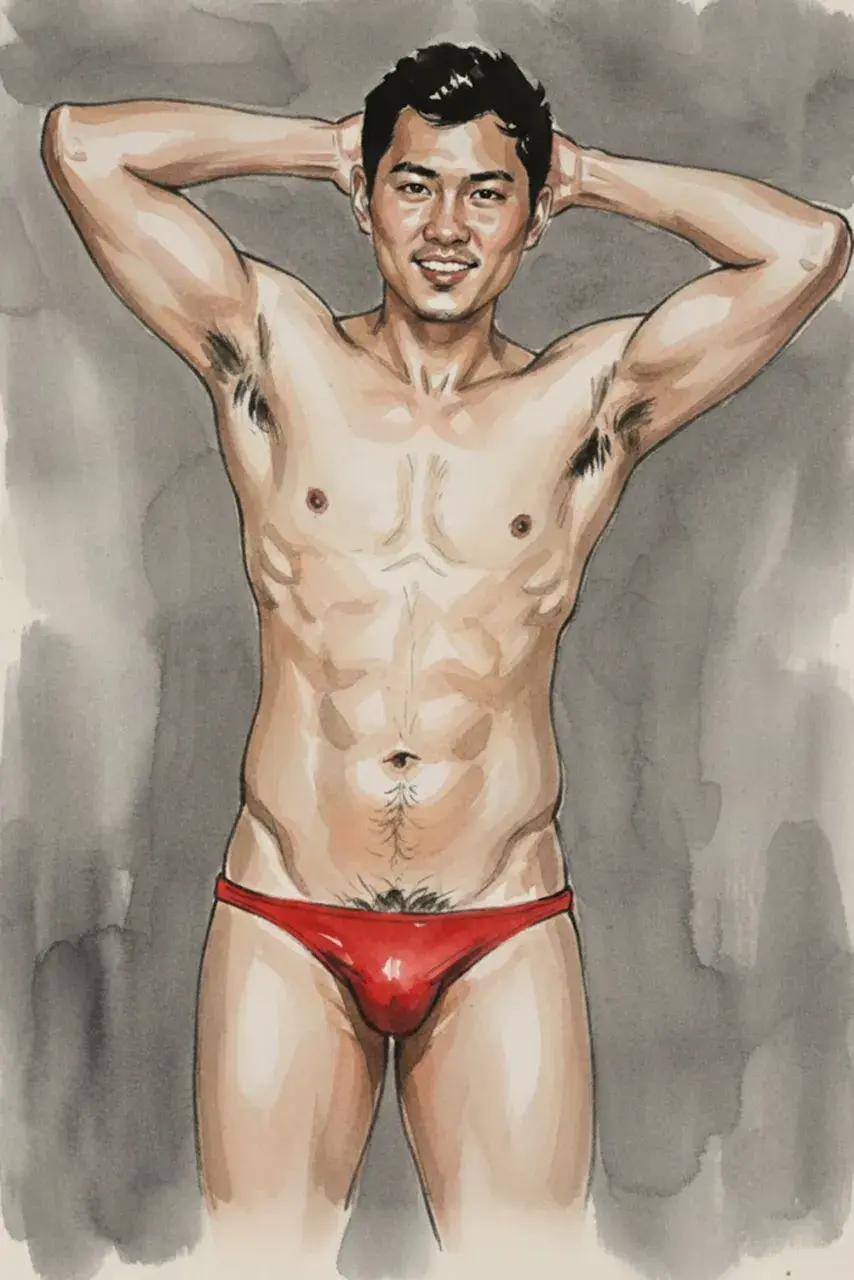 Sexy asian guy