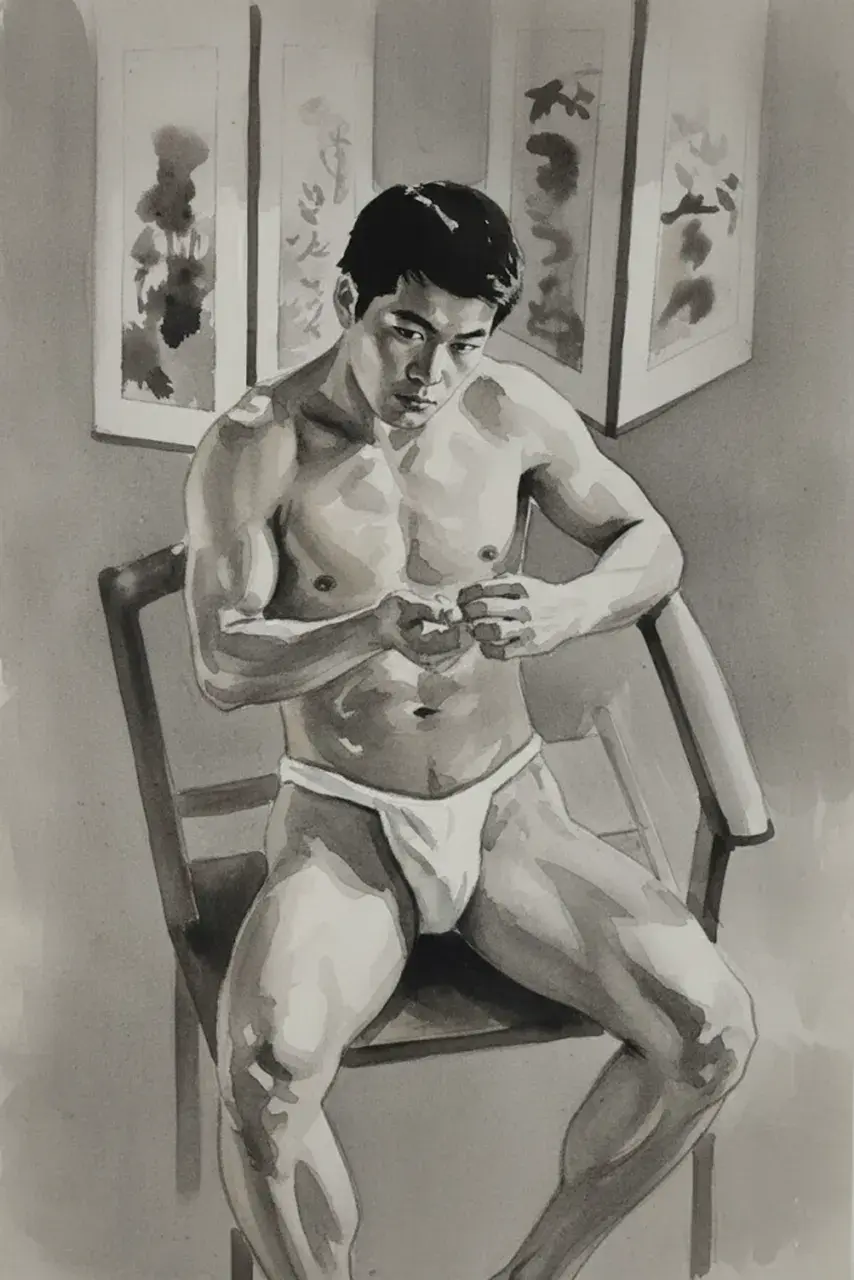 Sexy asian guy
