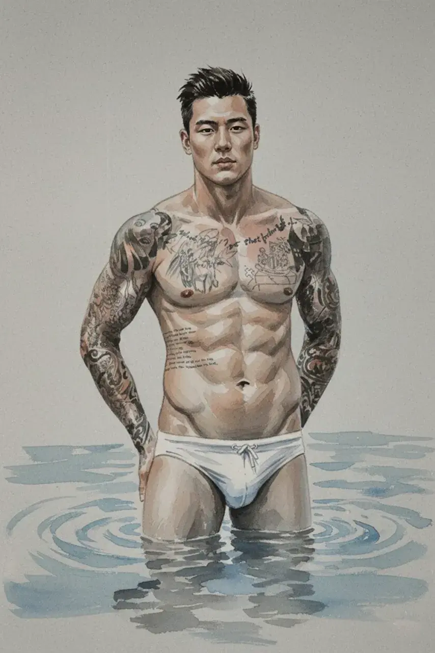 Sexy asian guy