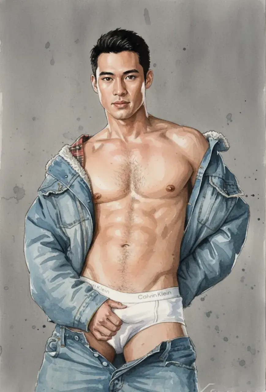 Sexy asian guy
