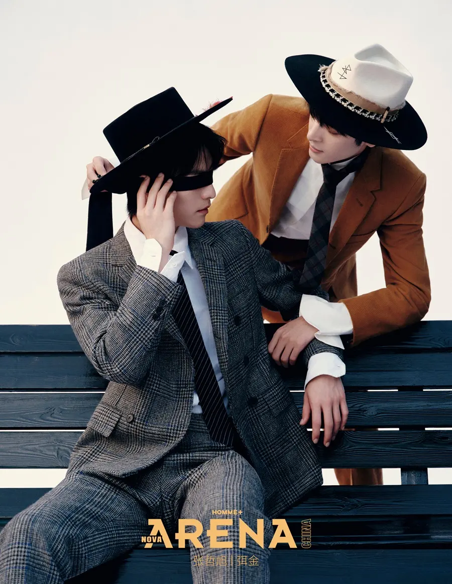 Zhang Zhexu & Mi Jin @ Arena HOMME+ China October 2025