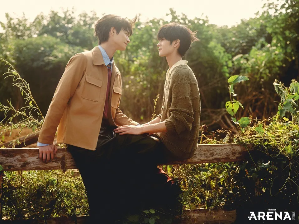 Zhang Zhexu & Mi Jin @ Arena HOMME+ China October 2025