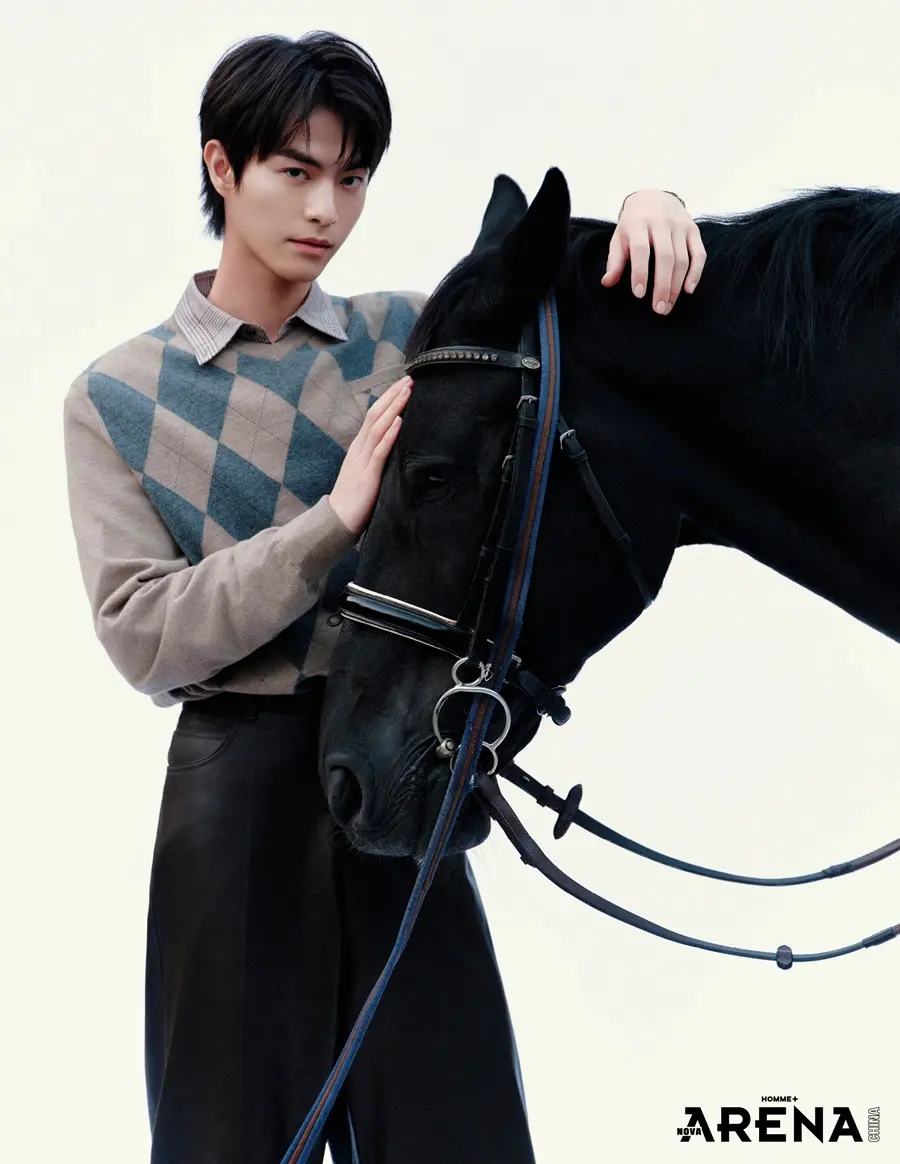 Zhang Zhexu & Mi Jin @ Arena HOMME+ China October 2025