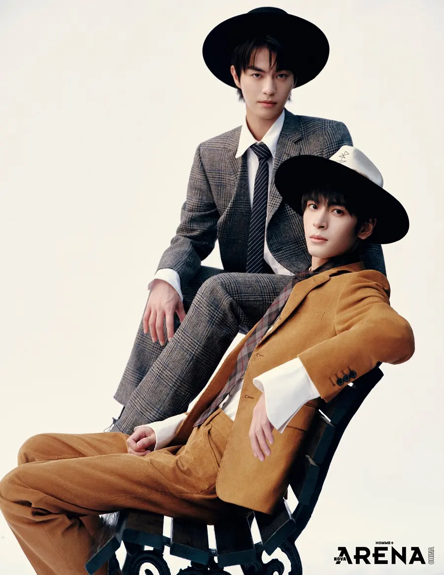 Zhang Zhexu & Mi Jin @ Arena HOMME+ China October 2025