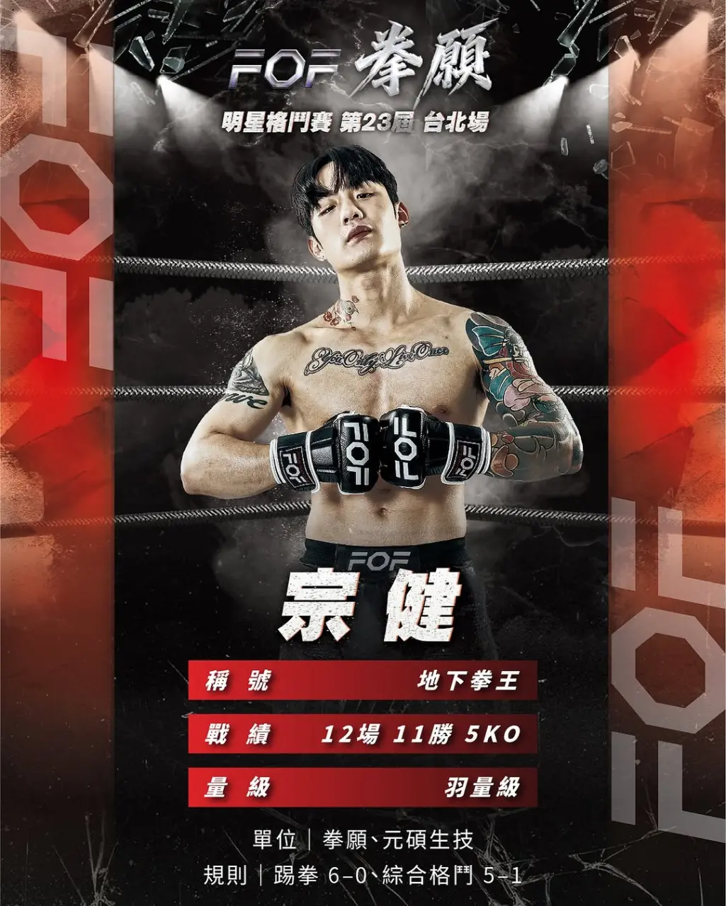 Martial arts athlete : 宗健