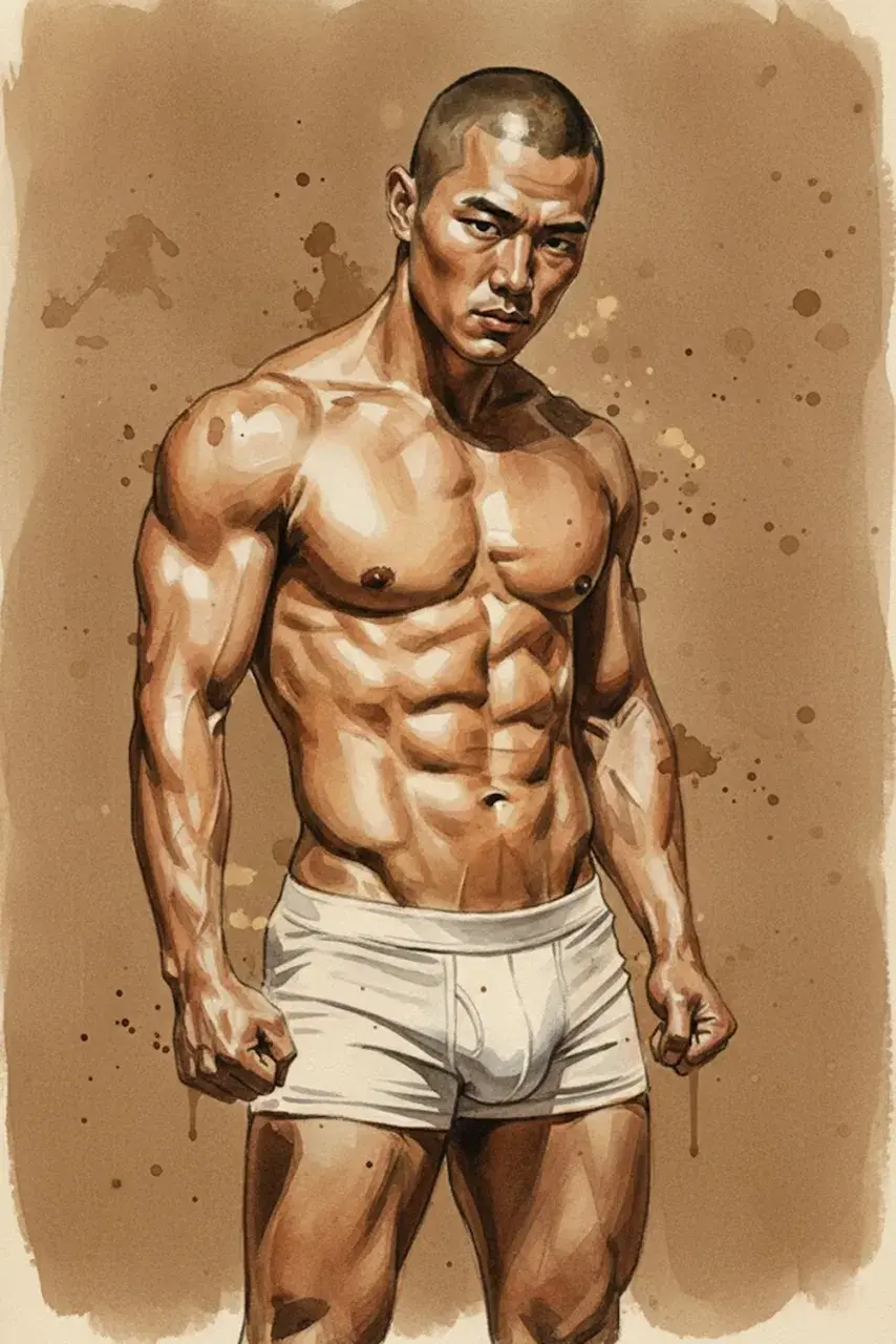 Another man with painting