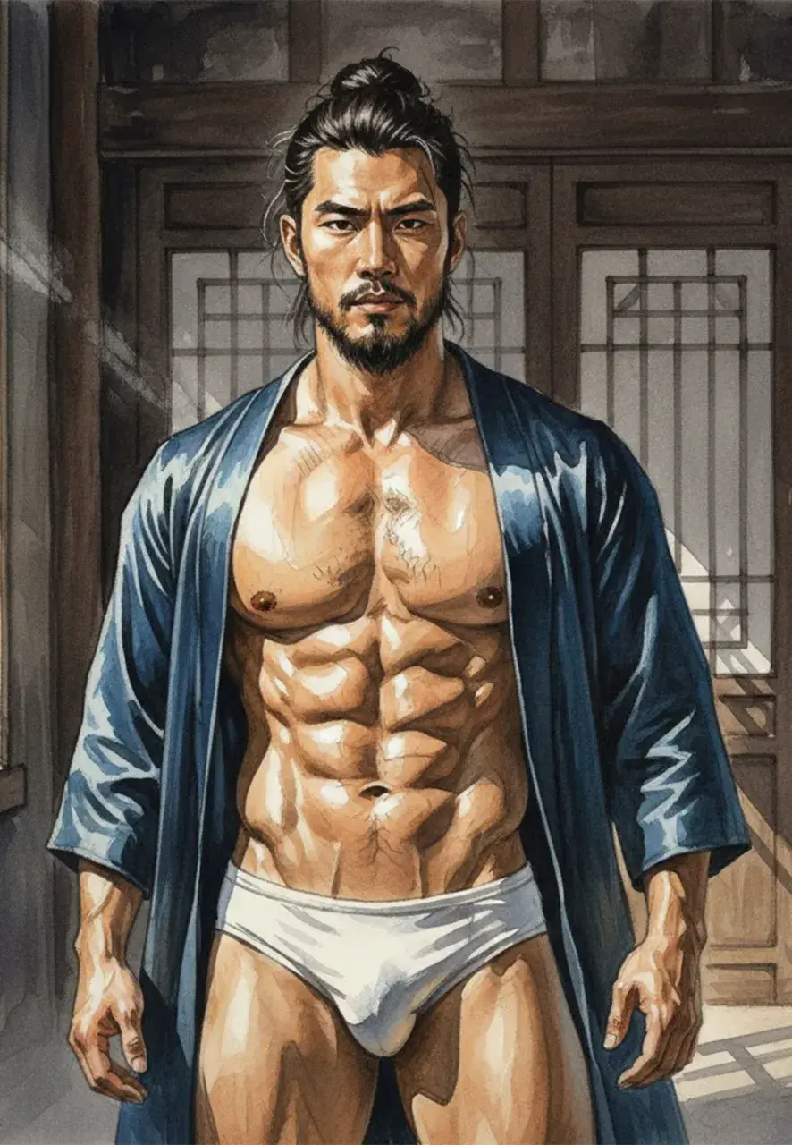 Another man with painting