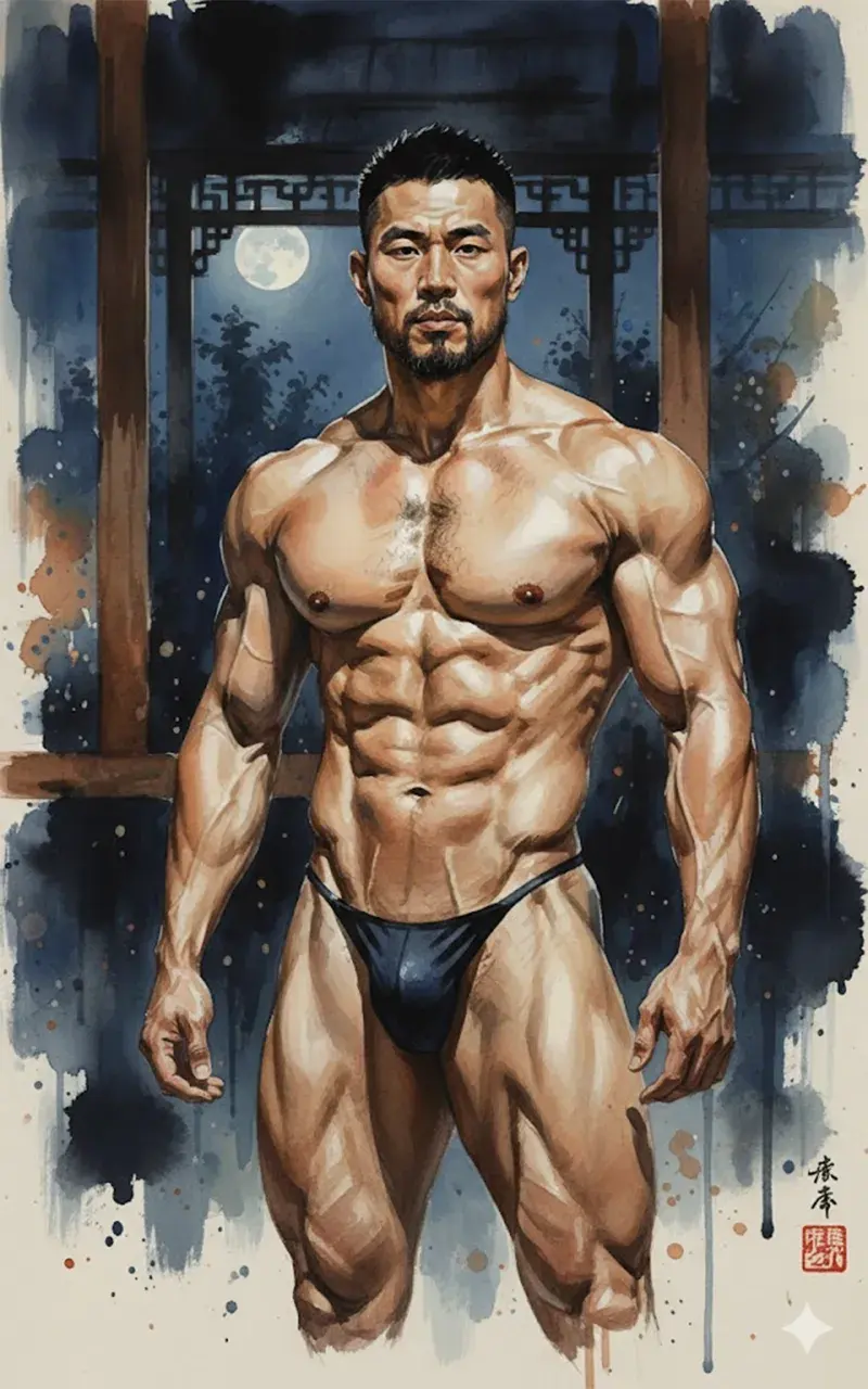 Another man with painting