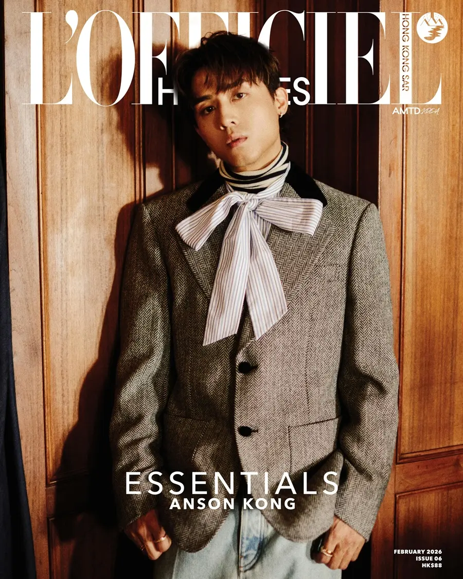 Anson Kong @ L'OFFICIEL HOMMES Hong Kong February 2026