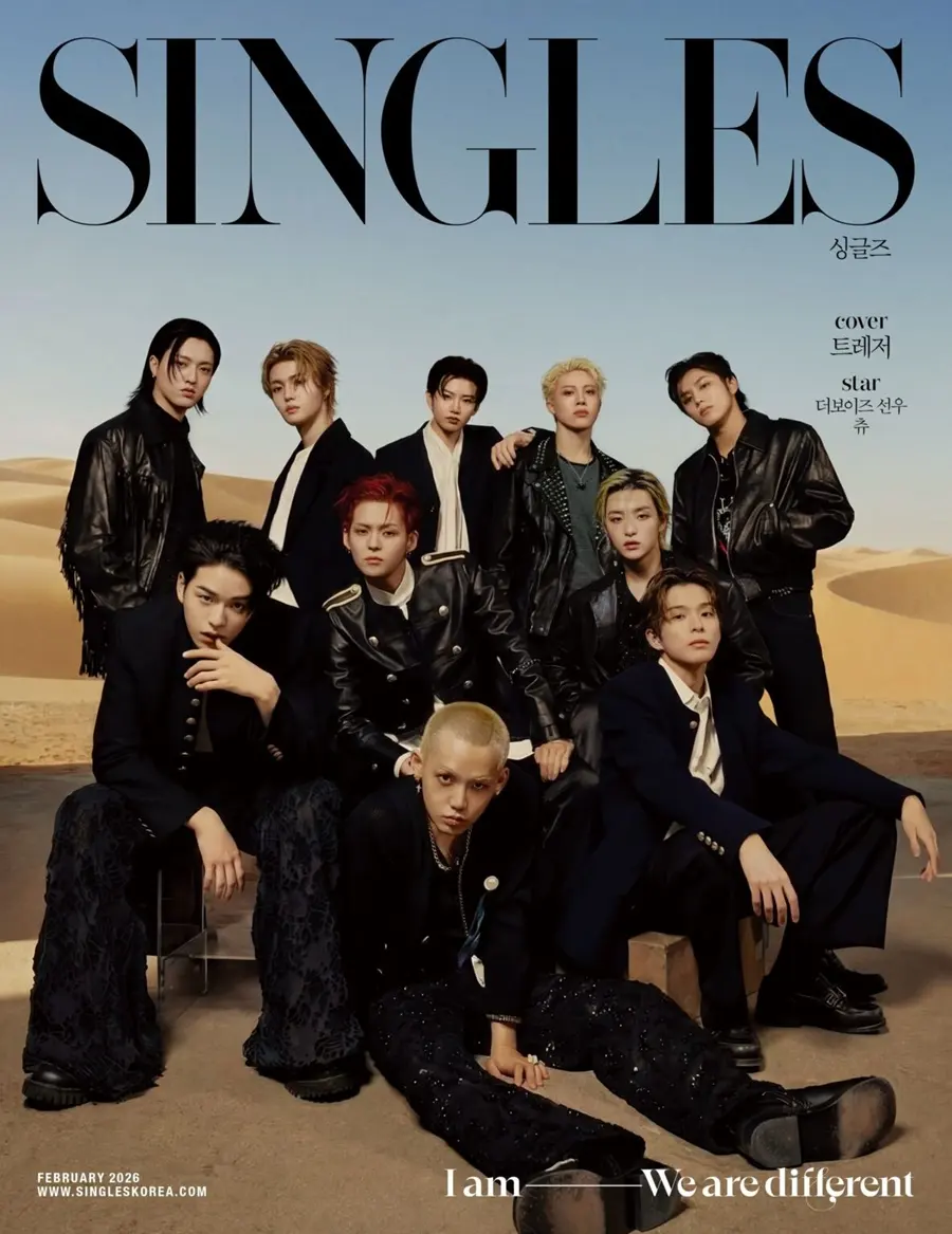TREASURE @ SINGLES Korea February 2026