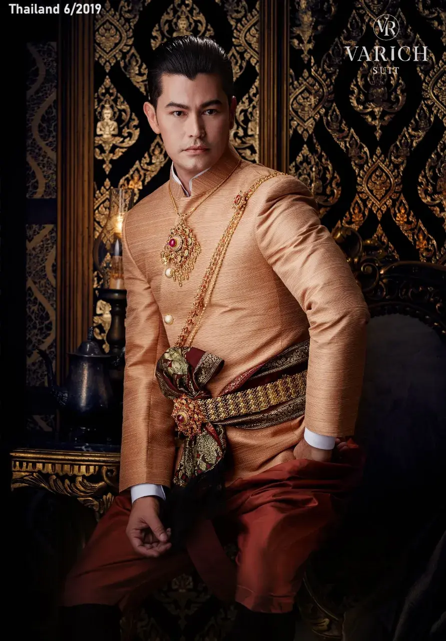 Aon Sarawut in Modern Thai Traditional Attires 🇹🇭