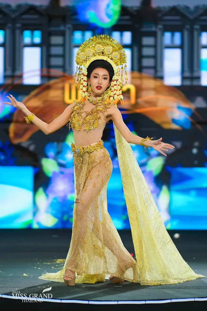 MGT34 #มิสแกรนด์พะเยา นาข้าว พรรวษา คะชุนรัมย์  ชุด บุงกามัต รานี
