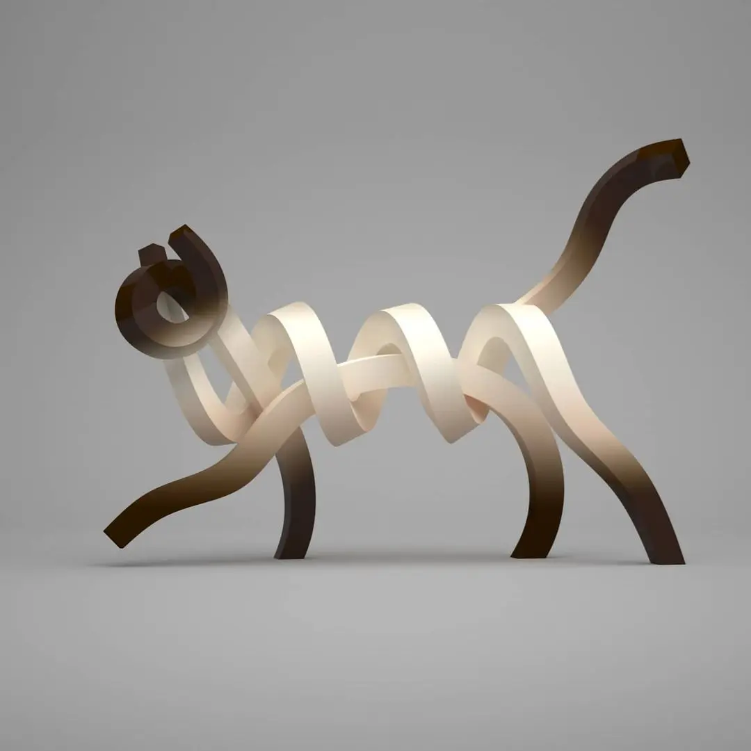 Siamese Cat Creative Sculptures 🇹🇭