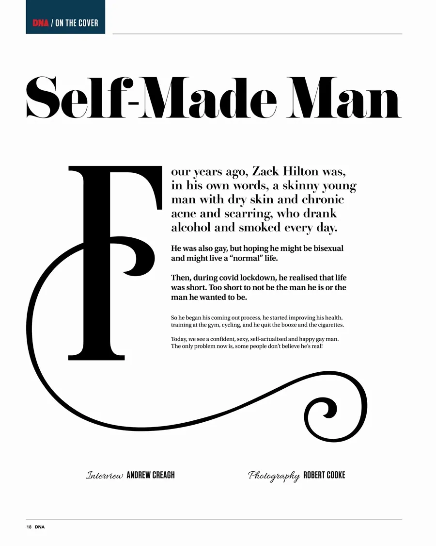 Zack Hilton @ DNA Magazine issue 315 April 2026