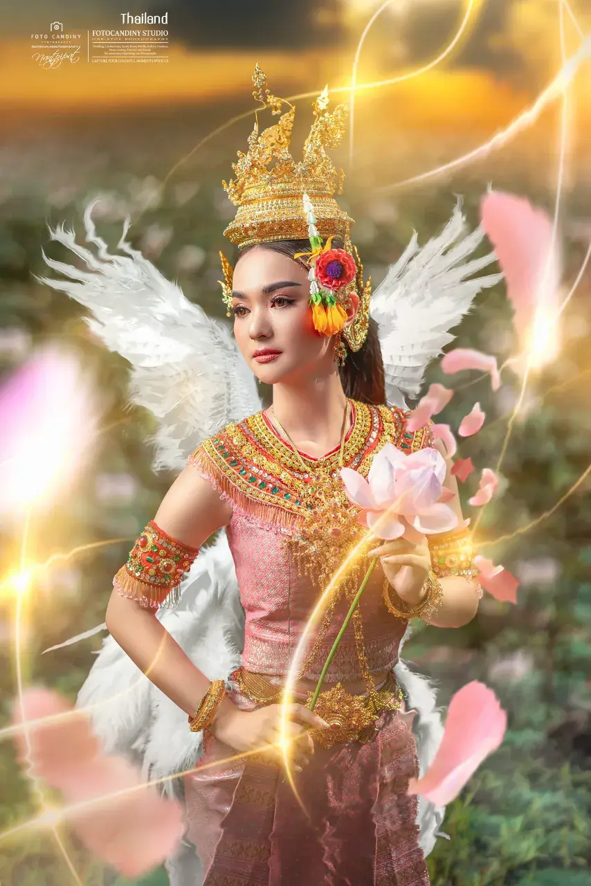 Model in Kinnari Thai Creative Costume 🇹🇭