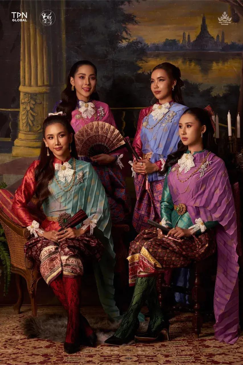 Miss Universe Thailand 2024 Contestants in Thai Dresses 🇹🇭