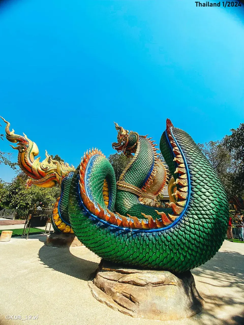 Naga Statues at Nanthana Park 🇹🇭