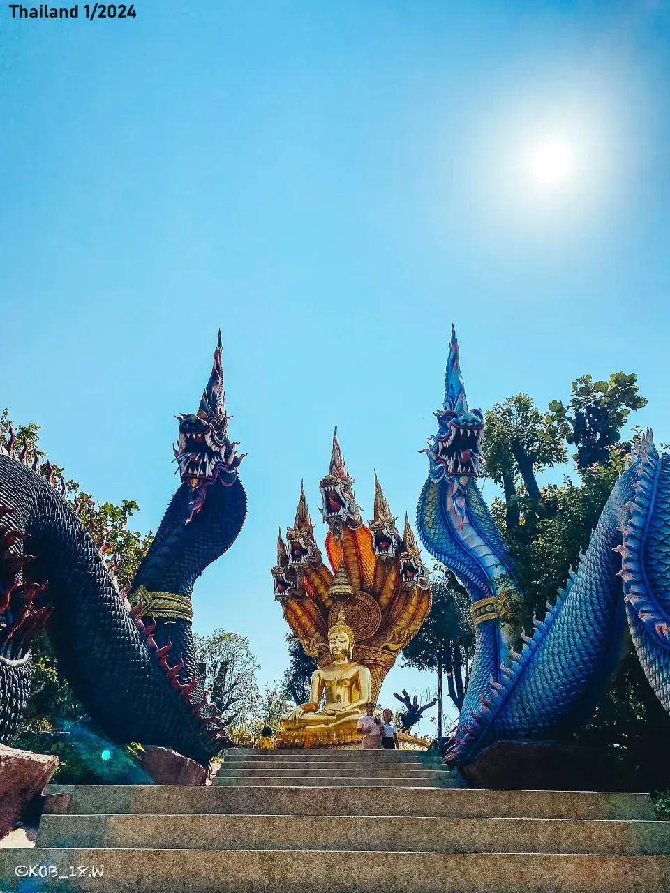 Naga Statues at Nanthana Park 🇹🇭