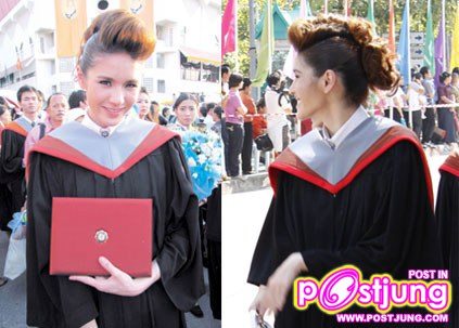 จิ๊บ-ปกฉัตร กับ ทรงผม "โมฮอว์ก" สีทอง
